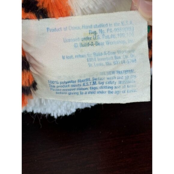 Build-A-Bear Pumpkin Nose Teddy Bear With Bearboxer Shorts Halloween 16" - Picture 13 of 15